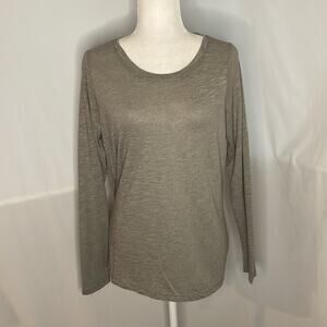 Sonoma good for life grey cotton long sleeve tshirt